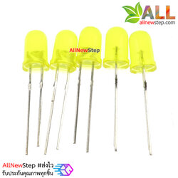 LED ขนาด 5mm สีเหลือง จำนวน 5 ดวง