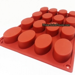 พิมพ์ซิลิโคนช็อกโกแลตหรือเค้ก รูปไข่หรือวงรี