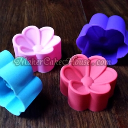 พิมพ์ซิลิโคนดอกลีลาวดีเดี่ยว 5 cm. ( ราคา 12 ชิ้น )