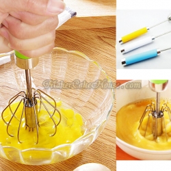 ตะกร้อมือสแตนเลสกึ่งอัตโนมัติ ขนาดเล็ก