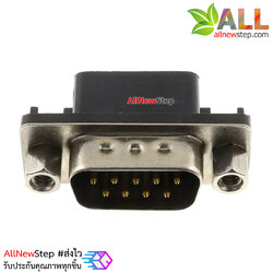 หัวต่อ serial port DR9 curved ตัวผู้ 90 องศา