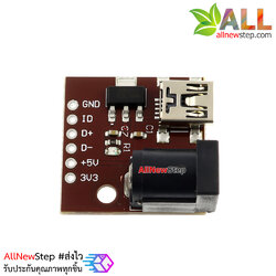 MINI USB 5V socket USB power breakout jack 5.5x2.1 AMS1117 3.3V DC power