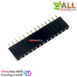 Pin header Single row 14p female 1x14P spacing 2.54mm จำนวน 1 ชิ้น
