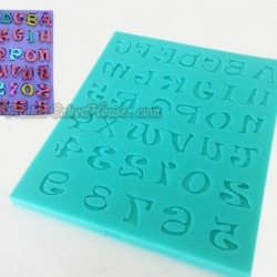 พิมพ์ซิลิโคนทำฟองดอง / กัมเพส รูปตัวอักษร