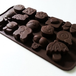 พิมพ์ซิลิโคนช็อกโกแล็ตลายการ์ตูน แบบที่ 2