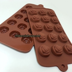 พิมพ์ซิลิโคนรูปดอกกุหลาบขนาดเล็ก