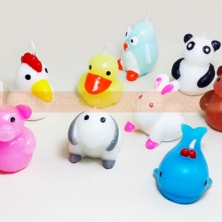 เทียนปักเค้กรูปสัตว์น่ารักๆค่ะ