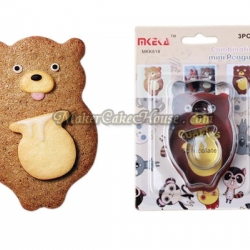 พิมพ์กดคุกกี้ / ฟองดอง รูปหมีกับไหน้ำผึ้ง