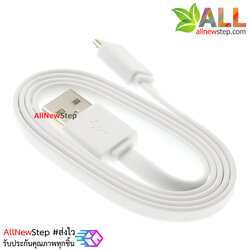 สาย Micro USB สายแบน ยาว 60cm จ่ายกระแส 3A สาย usb micro สำหรับ Arduino / Nodemcu / ESP32