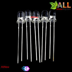 LED ขนาด 5mm สีขาว จำนวน 5 ดวง