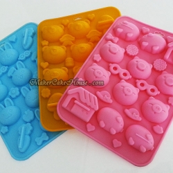 พิมพ์ซิลิโคนทำขนมรูปกระต่าย หมี และหมูน่ารักๆ