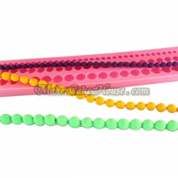 พิมพ์ฟองดอง / กัมเพส รูปสร้อยไข่มุก 3 ขนาด