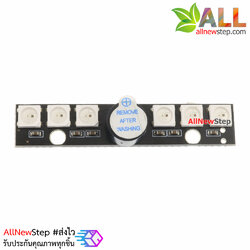 โมดูล RGB LED ws2812 6 ดวงพร้อมลำโพง buzzer WS2812B LED 5V Active Buzzer