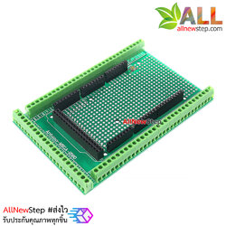 โมดูลขยายขา mega2560 PCB Phototype Screw Terminal Block Arduino Mega 2560 Shield บัดกรีขาแล้ว