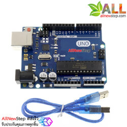 UNO R3 พร้อมสาย USB บอร์ดทดลอง Arduino รุ่น Uno R3