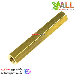 Pillars Nut M3 น็อตตัวเมีย ทองเหลืองแบบยาว 30mm