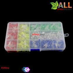 หลอดไฟ LED 5mm 5 สีอย่างละ 100 รวม 500 ดวง