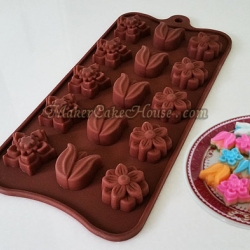 พิมพ์ซิลิโคนรูปดอกไม้