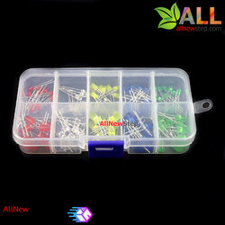 ชุด LED 3MM และ5MM 5 สีอย่างละ 10 รวม 100 ดวง