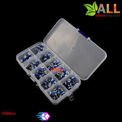 ชุดตัวต้านทานปรับค่าได้ pack 10 ค่า อย่างละ 10 รวม 100 ชิ้น