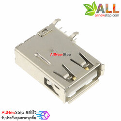 USB female side plug side vertical plug-in 4P USB female A female side plug