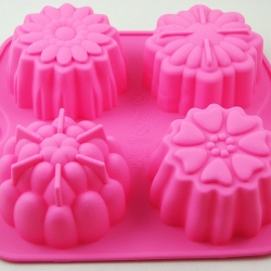 พิมพ์ซิลิโคนลายดอกจอก / พิมพ์ขนมไหว้พระจันทร์