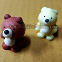 ตุ๊กตาไอซิ่งรูปหมีน่ารัก ( 20 ชิ้น )