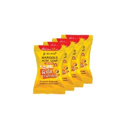 Jula's Herb จุฬาเฮิร์บ สบู่ดาวเรืองลดสิว 70 g. ยกกล่อง 4ก้อน