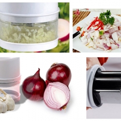 อุปกรณ์หั่นบดหัวหอม กระเทียม ขิง