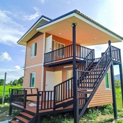 บ านน อคดาวน ขนาด 4 6 เมตร พร อมระเบ ยง 2 6 เมตร 1 ห องนอน 1 ห องน ำ 1 ห องน งเล น