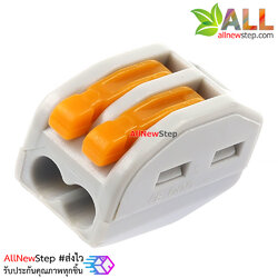 Terminal block quick fix ขั้วต่อสายไฟร่วม 2 ช่อง 250V 32A