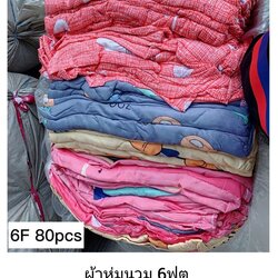 ผ้าห่มนวม 6 ฟุต คละลาย ผืนละ 98 บาท ส่ง 80ผืน