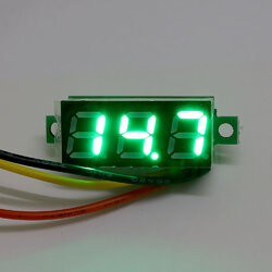 0.28 นิ้ว Digital DC volt meter 0-100V โวลต์มิเตอร์ 0-100V ขนาด 0.28 นิ้ว สีเขียว