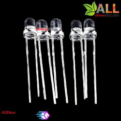 LED ขนาด 3mm สีส้ม จำนวน 5 ดวง