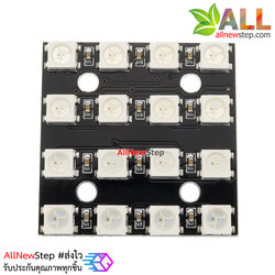 NeoPixel Matrix แบบตาราง 4x4 WS2812 16 RGB LED