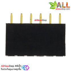 Pin header Single row 6p female 1x6P spacing 2.54mm จำนวน 1 ชิ้น