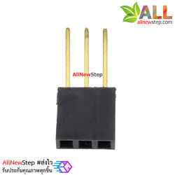 Pin header 2.54mm แบบขาวยาว 11mm ขนาด 1x3 ขา 1x3p