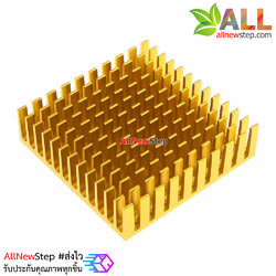 แผ่นระบายความร้อนสีทอง Mini Heatsink ขนาด 40x40x11mm