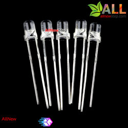 LED ขนาด 3mm สีน้ำเงิน led 3mm จำนวน 5 ดวง