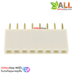 Pin header Female Header Single Row 2.54mm 8p Pin1x8 สีขาว