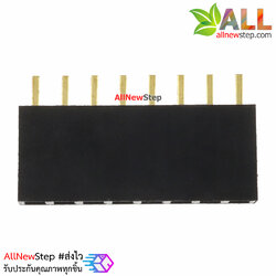 Pin header Single row 8p female 1x8P spacing 2.54mm จำนวน 1 ชิ้น