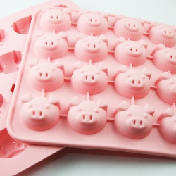 พิมพ์ซิลิโคนรูปหมู