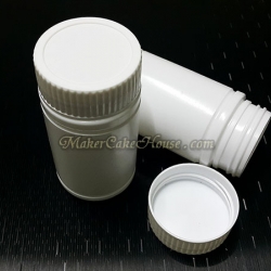กระปุกยา อาหารเสริม สีขาวฝาเกลียว 100 ml. ( ราคา 10 ชิ้น )