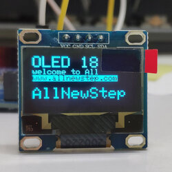จอแสดงผล OLED สีน้ำเงิน OLED LCD LED Display Module 128X64 0.96 นิ้ว Blue Color For Arduino