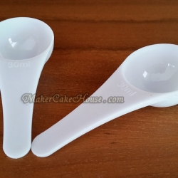 ช้อนสคูปตวงอาหารเสริม เวย์โปรตีน หรือส่วนผสม 30 ml. ( ราคา 10 ชิ้น )