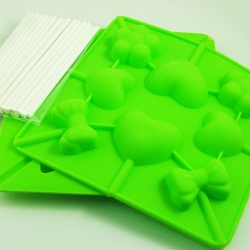 พิมพ์เค้กอมยิ้มรูปหัวใจ