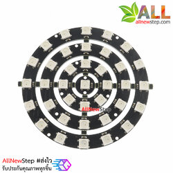 WS2812 5050 37-bit RGB LED built-in full color driver โมดูล LED RGB WS2812 37 ดวง
