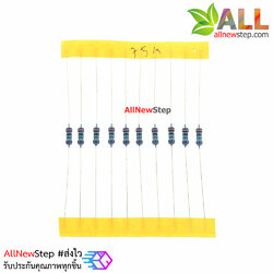 ตัวต้านทาน 75 K 1/4W Metal film 75k 1% จำนวน 10 ชิ้น