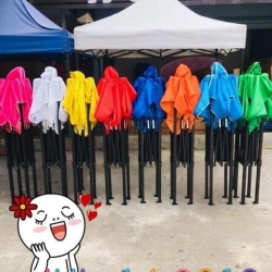 เต็นท์ผ้าใบ เต็นท์ขายของ เต็นท์แม่ค้า รุ่นพับเก็บได้ ผ้า600D 3x6ม - หลังละ 2110บาท ส่ง 10หลัง