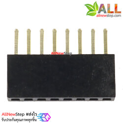 1x8p 1.27mm หัวต่อขนาด 1x8 ขา ระยะห่างขา 1.27mm pin header 1.27mm pitch single row pin inline pin